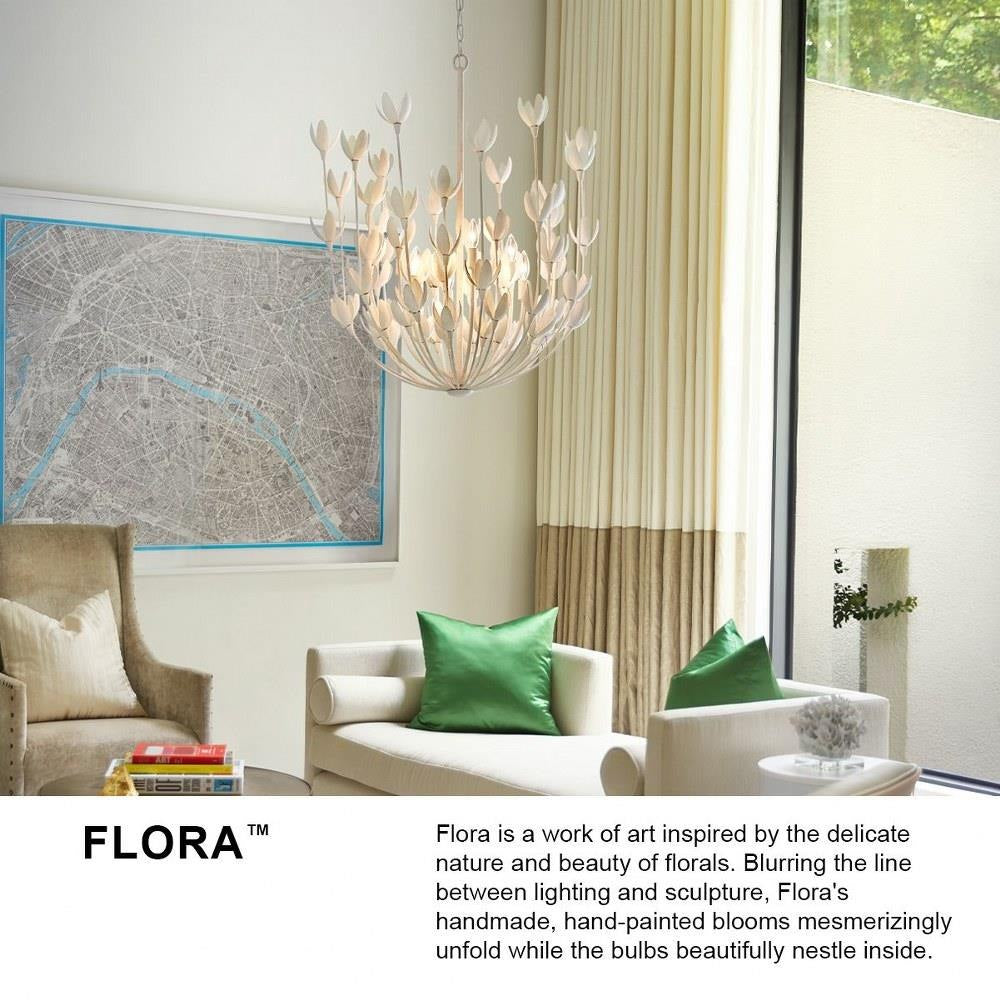 Bailey Street Home - 81-BEL-4947942 - Hillfield Orchards - 50W 10 LED Linear Chandelier In Bohemian Style-27.75 Inches Tall and 60 Inches Wide