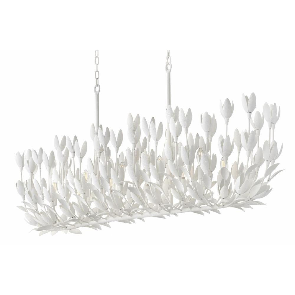 Bailey Street Home - 81-BEL-4947942 - Hillfield Orchards - 50W 10 LED Linear Chandelier In Bohemian Style-27.75 Inches Tall and 60 Inches Wide