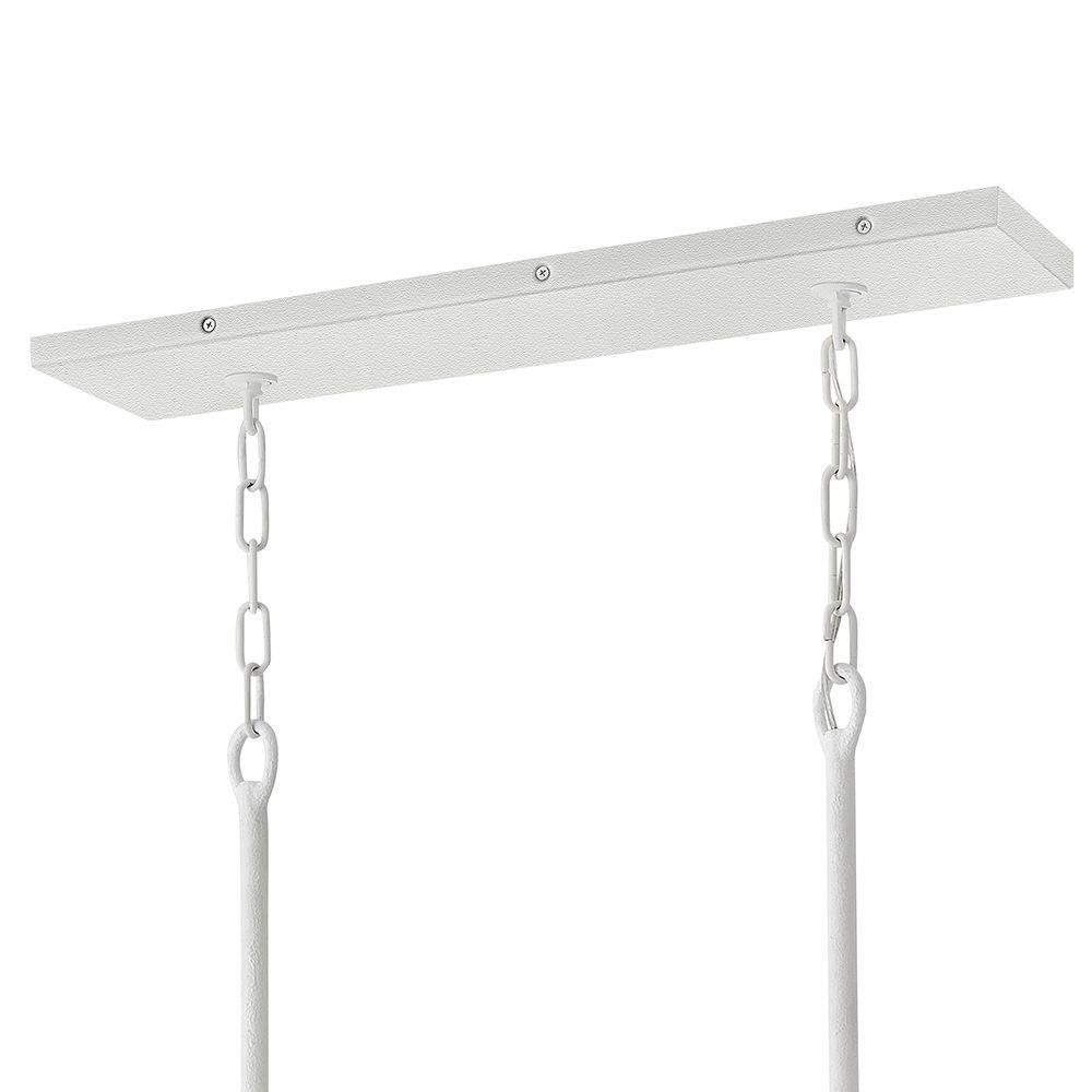 Bailey Street Home - 81-BEL-4947942 - Hillfield Orchards - 50W 10 LED Linear Chandelier In Bohemian Style-27.75 Inches Tall and 60 Inches Wide