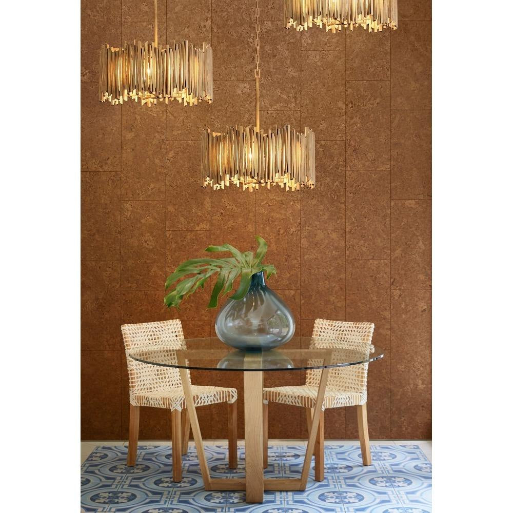 Bailey Street Home - 81-BEL-4947944 - Harwood Cross - 112W 8 LED Medium Chandelier In Modern Style-25 Inches Tall and 40 Inches Wide