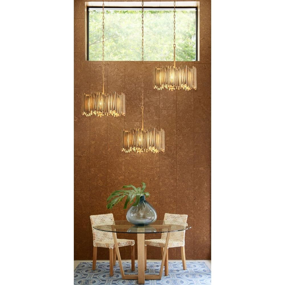 Bailey Street Home - 81-BEL-4947944 - Harwood Cross - 112W 8 LED Medium Chandelier In Modern Style-25 Inches Tall and 40 Inches Wide