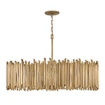 Bailey Street Home - 81-BEL-4947944 - Harwood Cross - 112W 8 LED Medium Chandelier In Modern Style-25 Inches Tall and 40 Inches Wide
