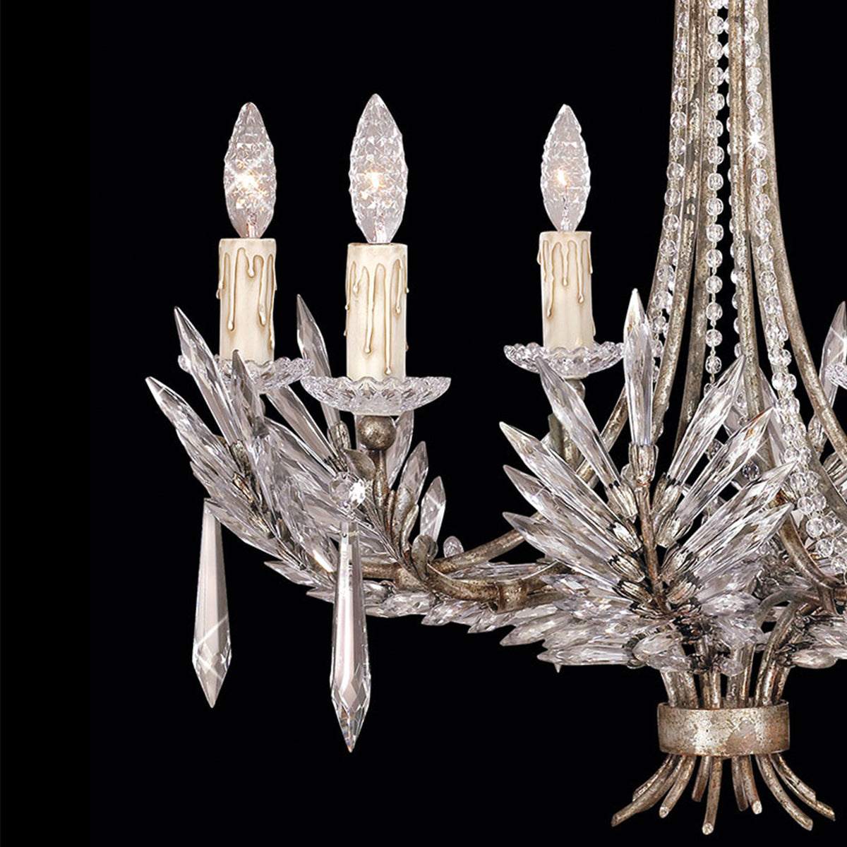 WINTER PALACE 26" W Round Chandelier