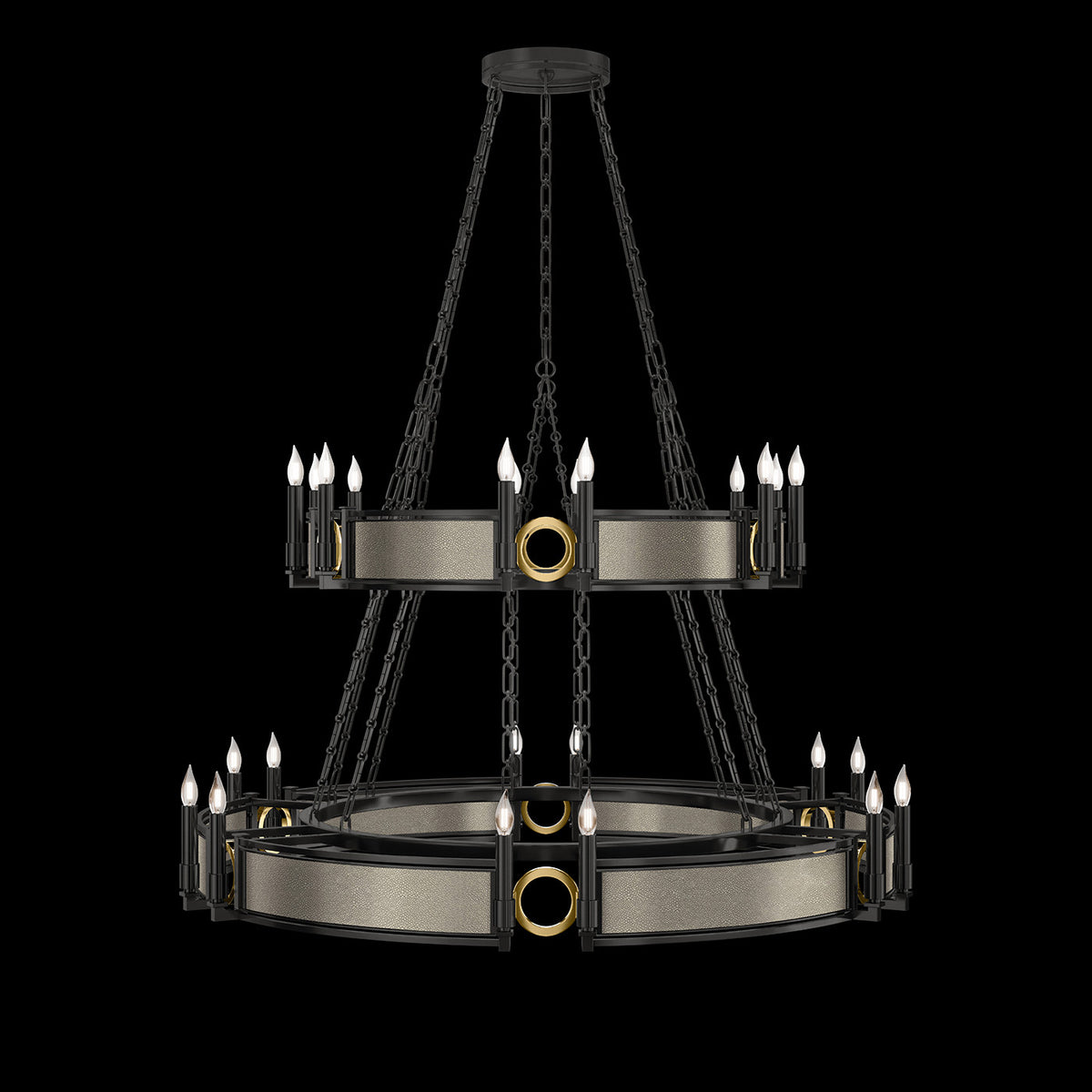 MIRAGE 50" W Round Chandelier