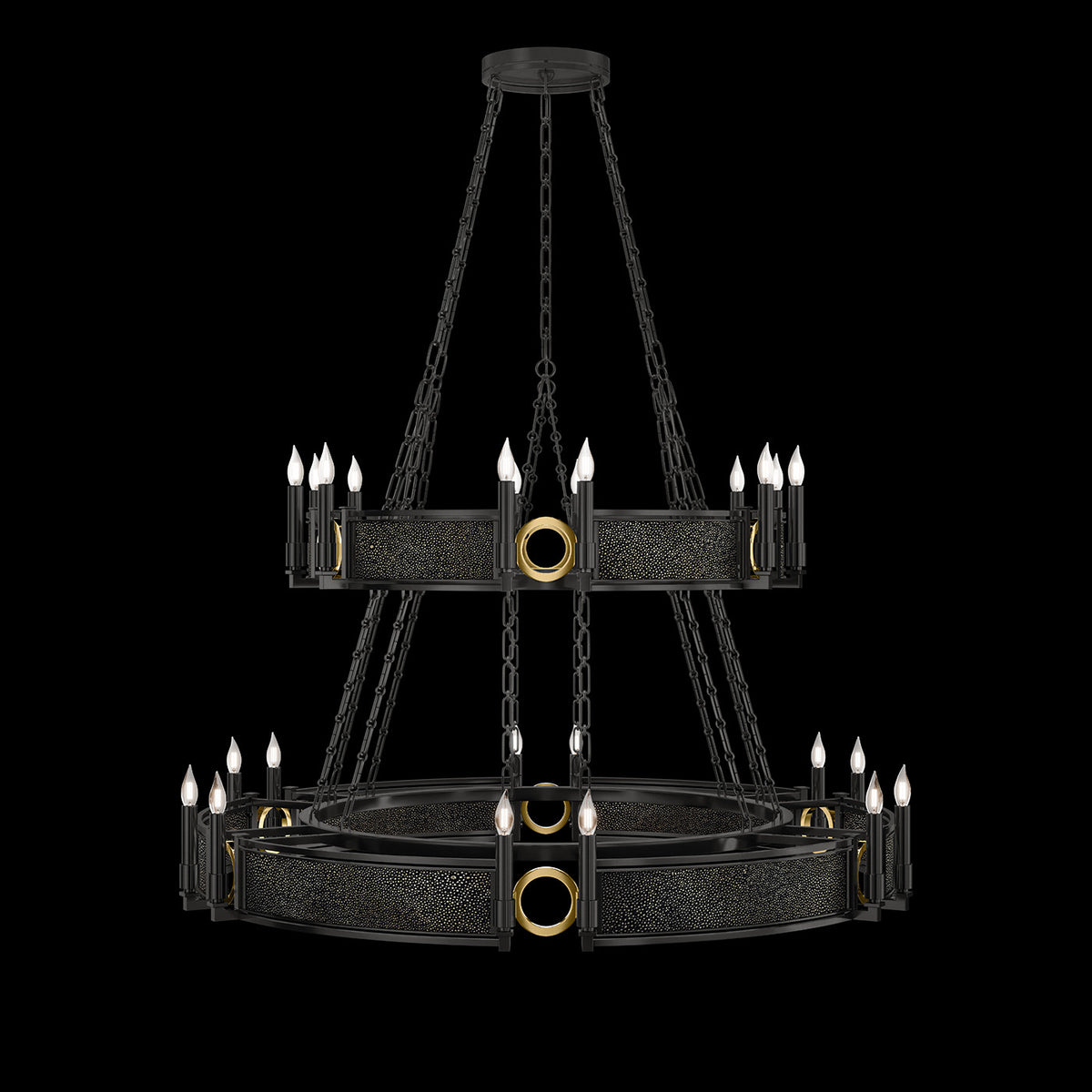 MIRAGE 50" W Round Chandelier