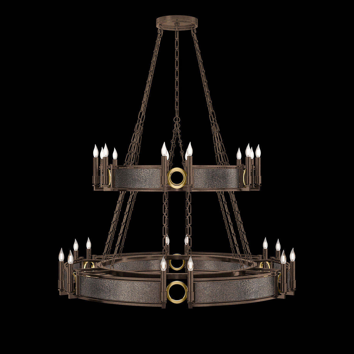 MIRAGE 50" W Round Chandelier