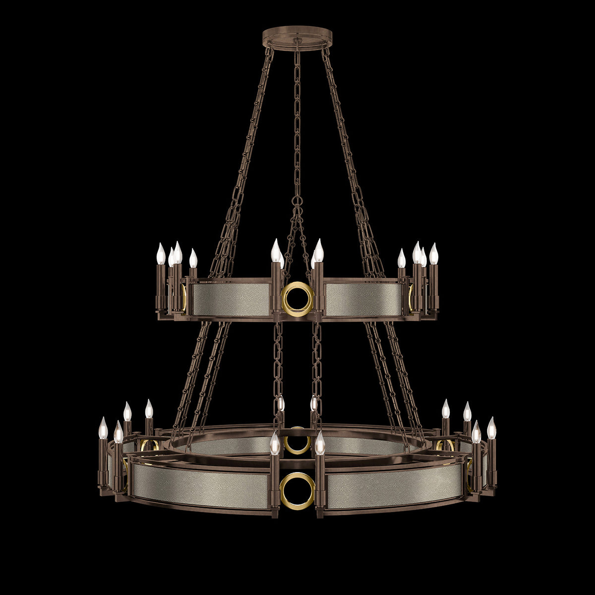 MIRAGE 50" W Round Chandelier
