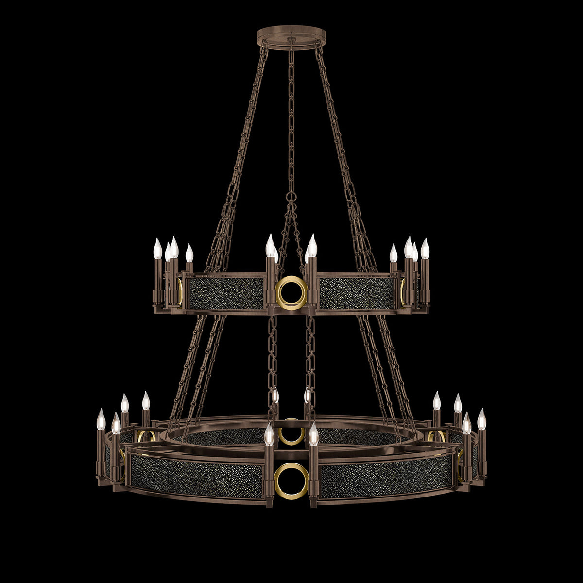 MIRAGE 50" W Round Chandelier