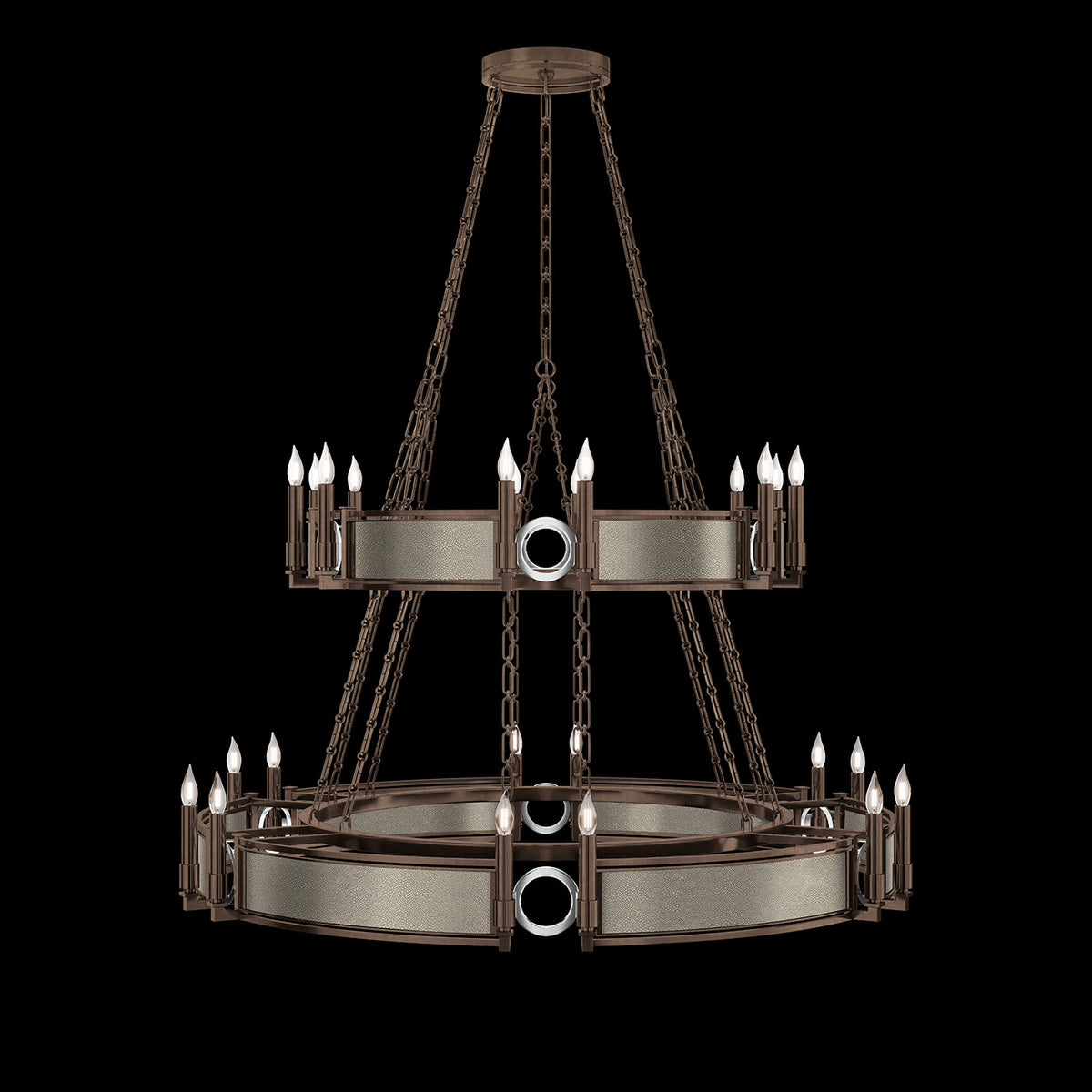 MIRAGE 50" W Round Chandelier