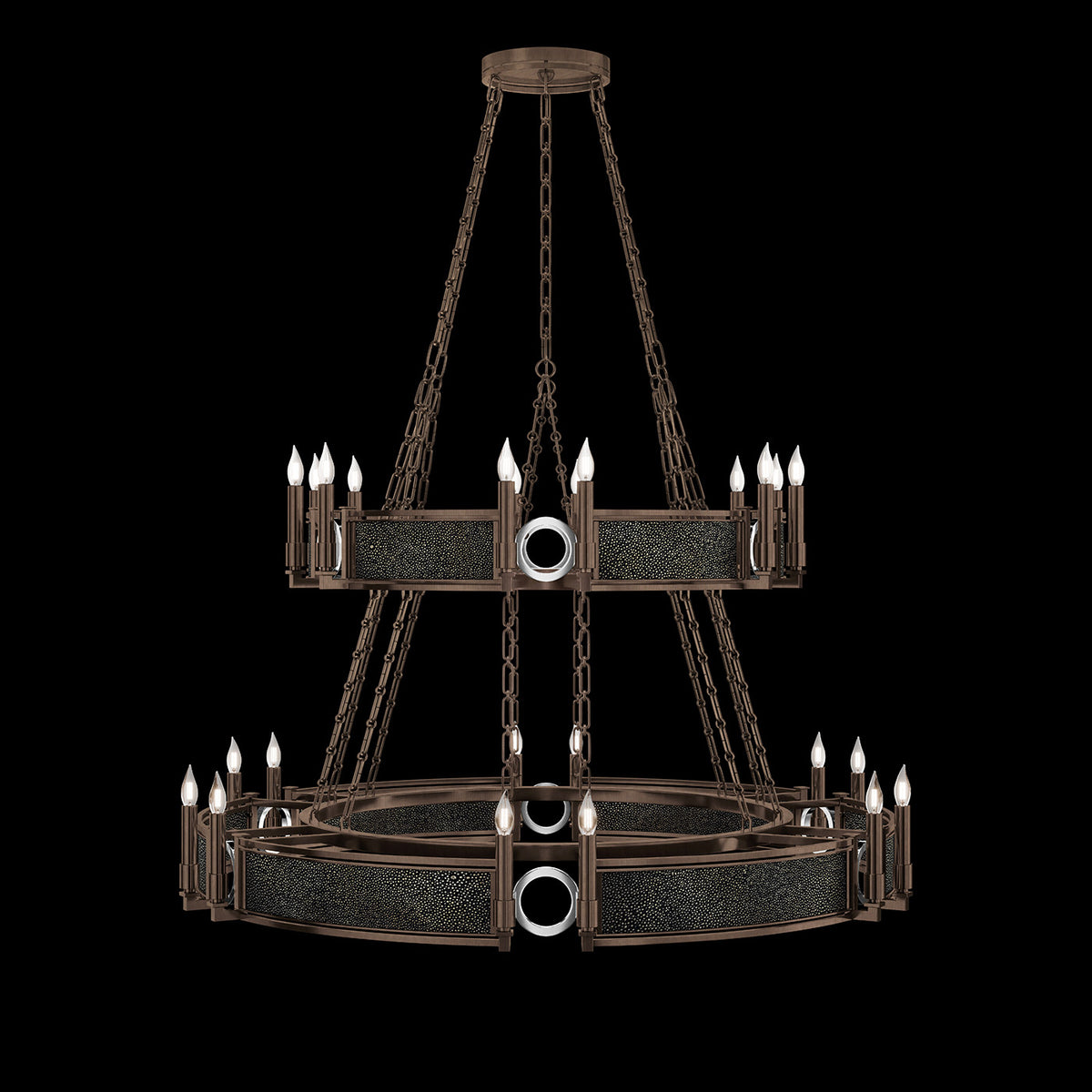 MIRAGE 50" W Round Chandelier