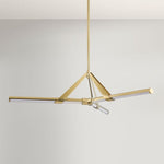 Bailey Street Home - 116-BEL-1271365 - Fulbeck - 174W 3 LED Chandelier-10.25 Inches Tall and 62.25 Inches Wide