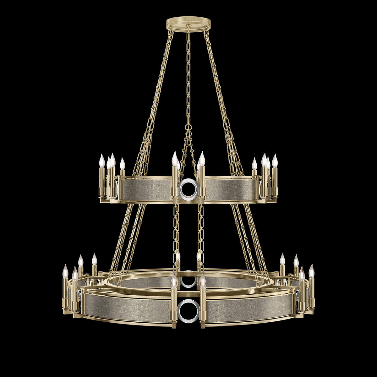 MIRAGE 50" W Round Chandelier