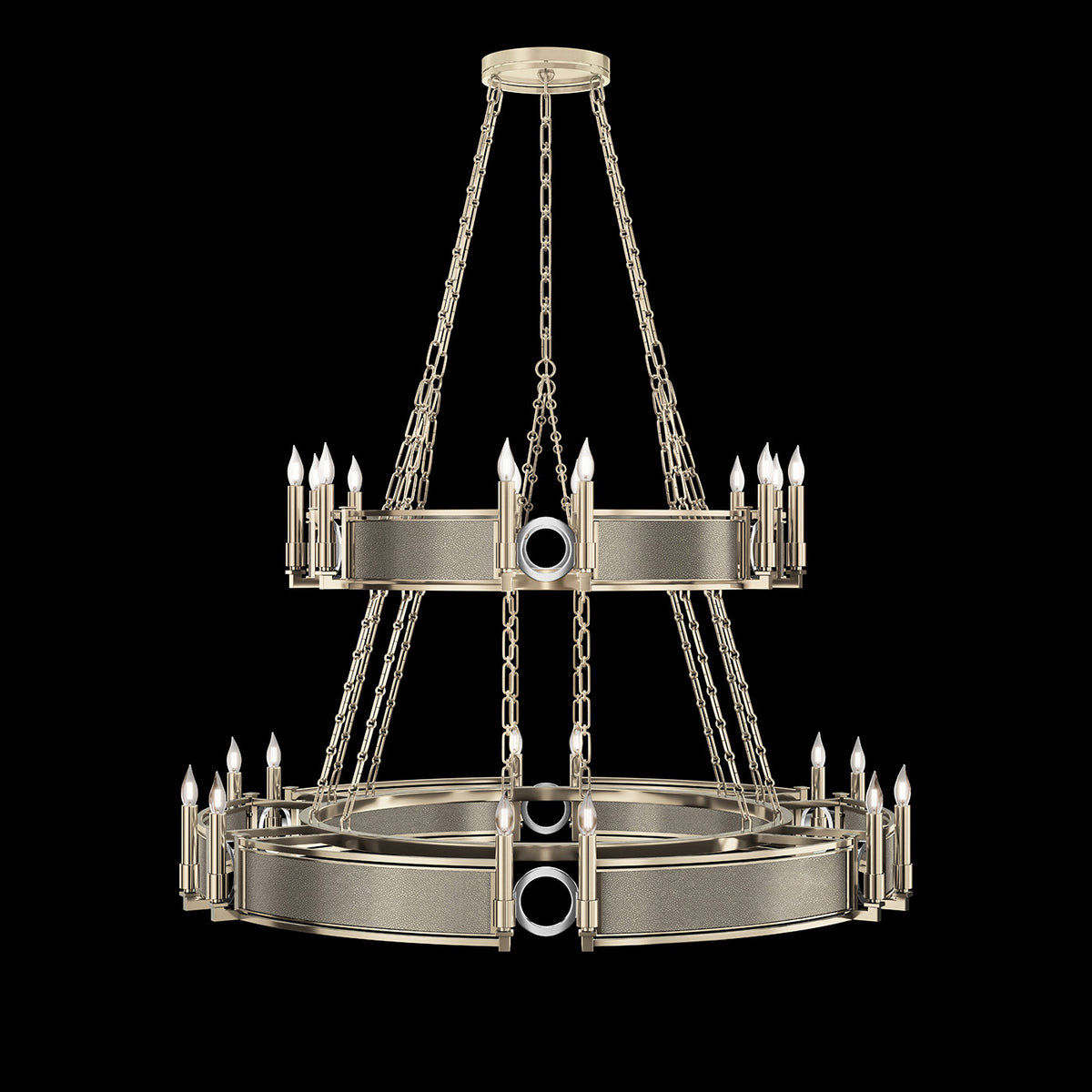 MIRAGE 50" W Round Chandelier