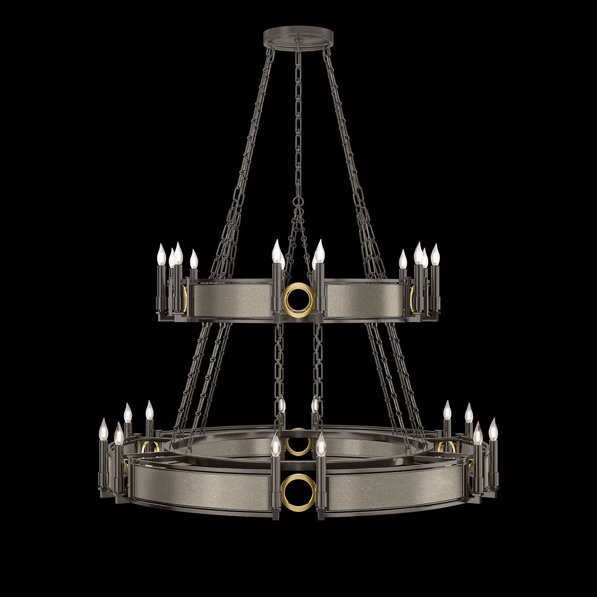 MIRAGE 50" W Round Chandelier