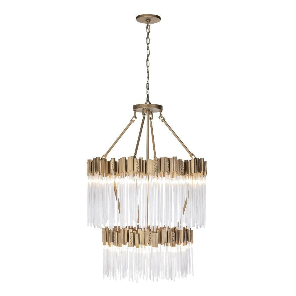 Varaluz Lighting - 309C14HG - Matrix - 14 Light 2-Tier Chandelier