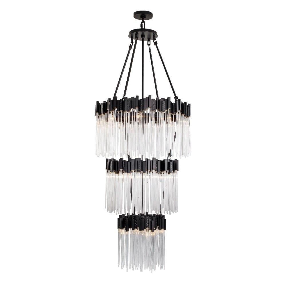 Varaluz Lighting - 309C19HG - Matrix - Nineteen Light Three-Tier Chandelier