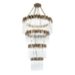 Varaluz Lighting - 309C30HG - Matrix - 30 Light 4-Tier Chandelier In Glam Style-95 Inches Tall and 40 Inches Wide