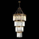 Varaluz Lighting - 309C30HG - Matrix - 30 Light 4-Tier Chandelier In Glam Style-95 Inches Tall and 40 Inches Wide