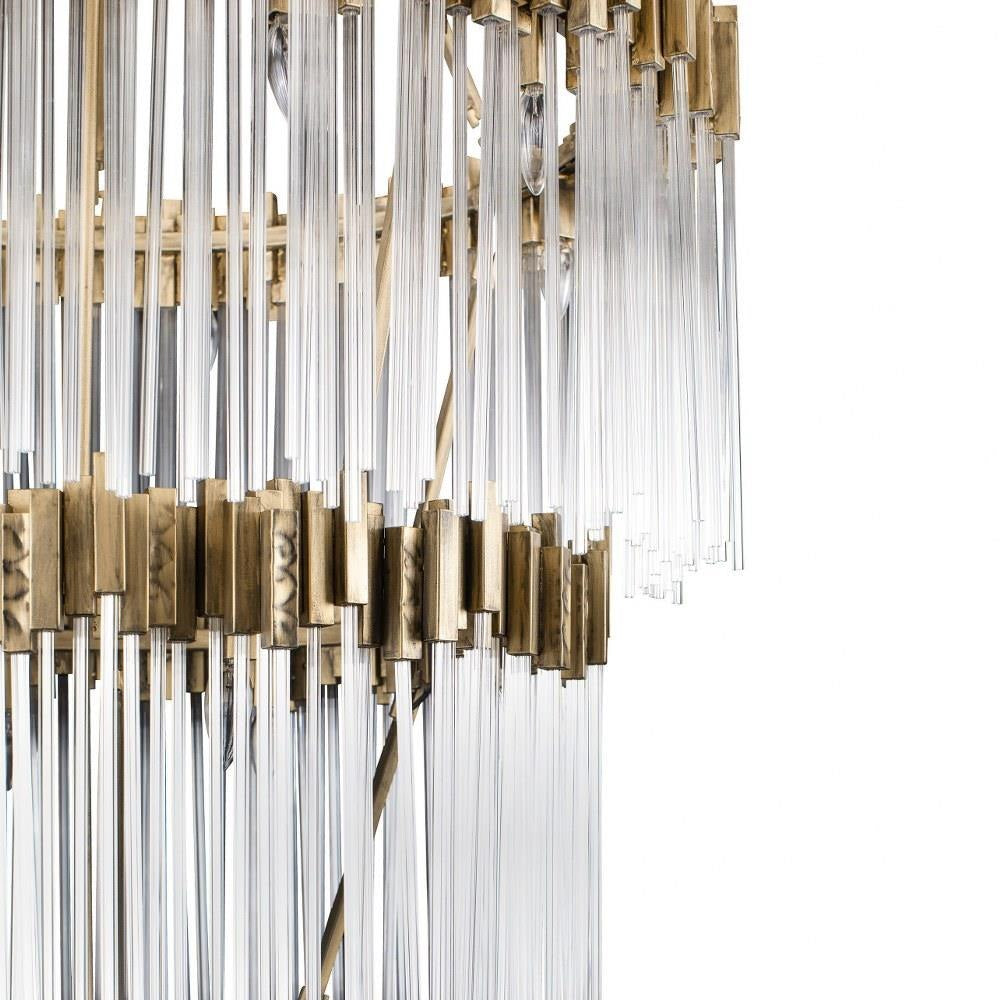 Varaluz Lighting - 309C30HG - Matrix - 30 Light 4-Tier Chandelier In Glam Style-95 Inches Tall and 40 Inches Wide