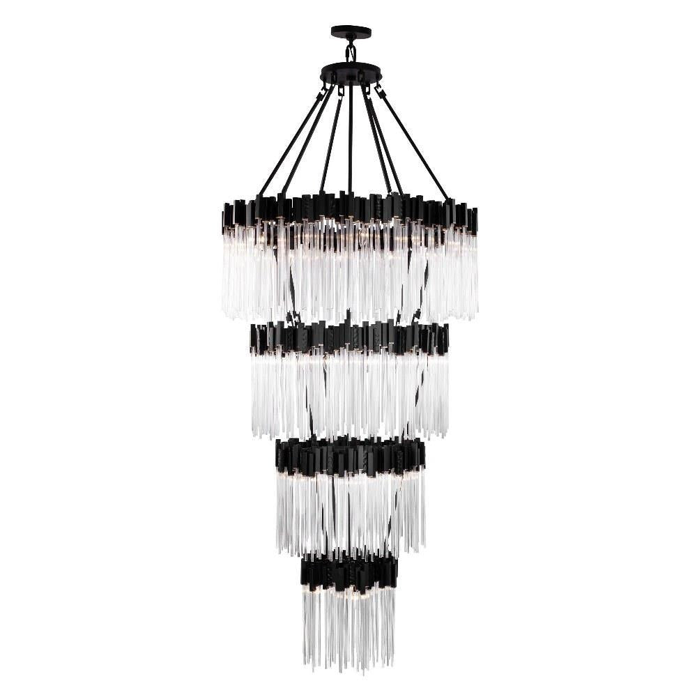 Varaluz Lighting - 309C30HG - Matrix - 30 Light 4-Tier Chandelier In Glam Style-95 Inches Tall and 40 Inches Wide