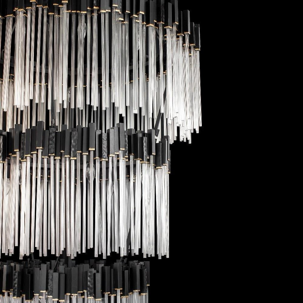 Varaluz Lighting - 309C30HG - Matrix - 30 Light 4-Tier Chandelier In Glam Style-95 Inches Tall and 40 Inches Wide