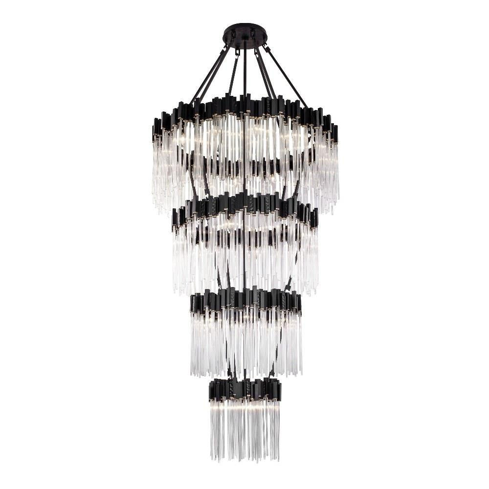Varaluz Lighting - 309C30HG - Matrix - 30 Light 4-Tier Chandelier In Glam Style-95 Inches Tall and 40 Inches Wide