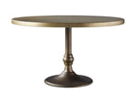 Recycled Metal Dining Table with Wade Base