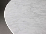 Saint Germain Round Stone Dining Table with Dauphine Base