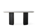 Saint Germain Stone Dining Table with Dauphine Base