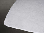 Saint Germain Stone Dining Table with Rennes Base