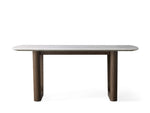 Saint Germain Stone Dining Table with Rennes Base