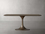 Saint Germain Wood Dining Table with Launette Base