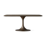 Saint Germain Wood Dining Table with Launette Base
