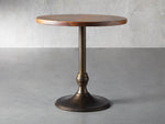 Recycled Metal Counter Table with Wade Base