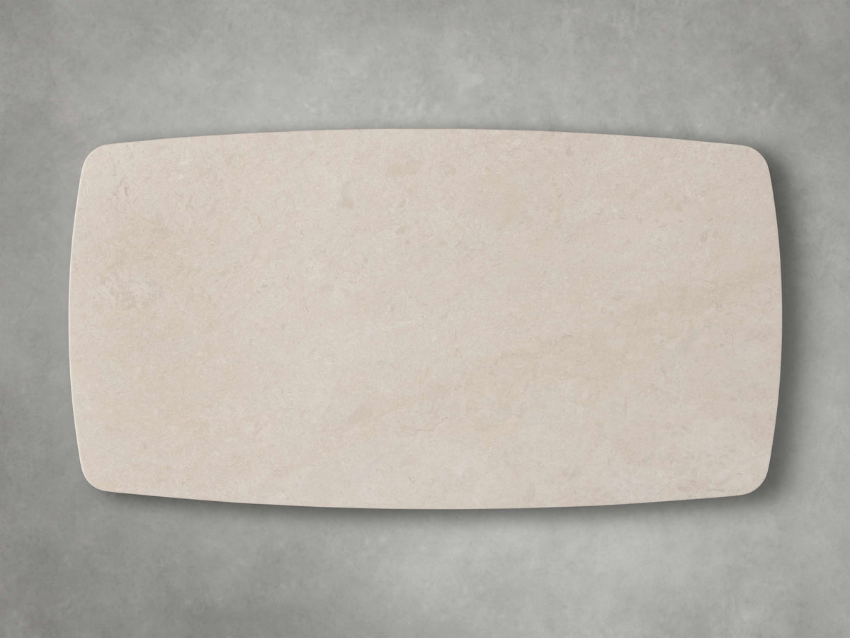 Saint Germain Stone Dining Table with Launette Base