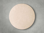 Saint Germain Round Stone Dining Table with Clement Base