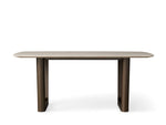 Saint Germain Stone Dining Table with Rennes Base