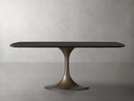 Saint Germain Wood Dining Table with Launette Base