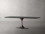 Saint Germain Wood Dining Table with Launette Base