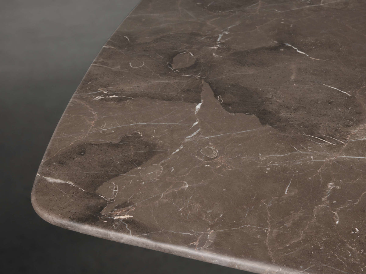 Saint Germain Stone Dining Table with Clement Base