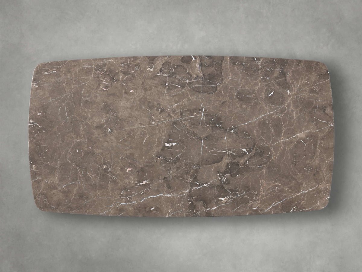 Saint Germain Stone Dining Table with Clement Base