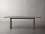Saint Germain Stone Dining Table with Clement Base