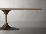 Saint Germain Stone Dining Table with Launette Base
