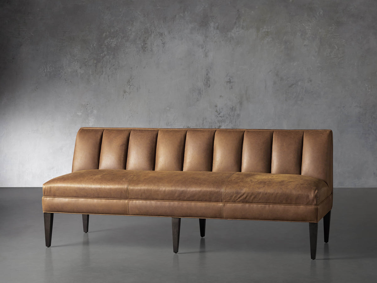 Gates Leather Settee