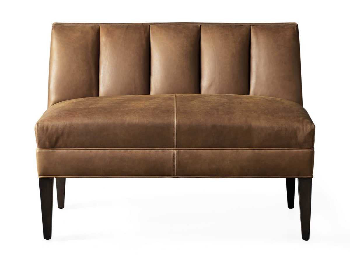 Gates Leather Bench
