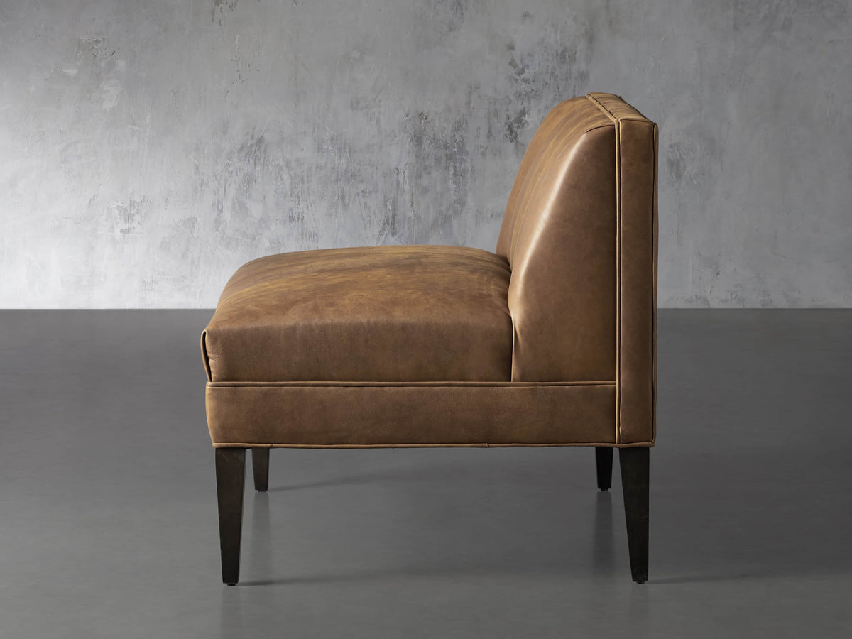 Gates Leather Bench