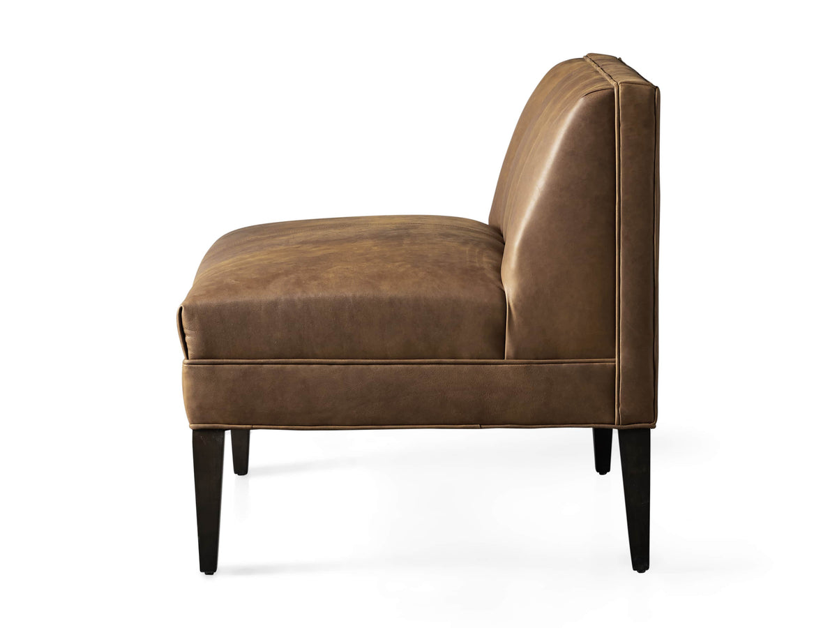 Gates Leather Bench
