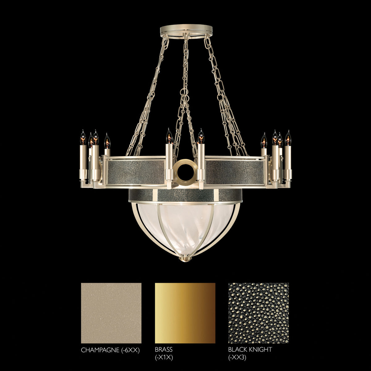 MIRAGE 35.75" W Round Chandelier