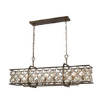 Elk Home - 31099/8 - Armand - 8 Light Billiard/Island in Traditional Style with Luxe/Glam and Victorian inspirations - 18 Inches tall and 47 inches wide