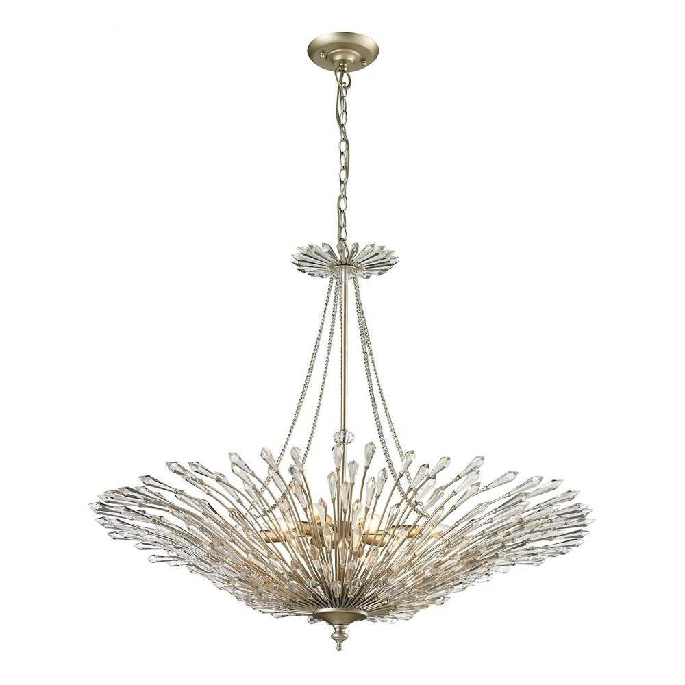 Elk Home - 31433/8 - Viva - 8 Light Chandelier in Traditional Style with Nature-Inspired/Organic and Luxe/Glam inspirations - 31 Inches tall and 37 inches wide